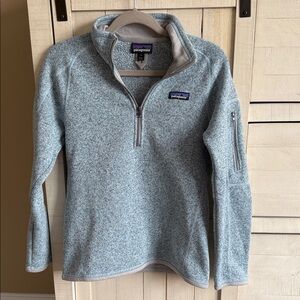 Patagonia Light Gray Fleece Jacket